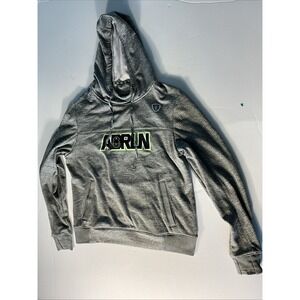 Adrenaline Waffle Knit Lacrosse Long Sleeve Hoodie Gray Size Medium